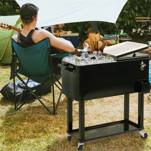 belleze 80 qt portable cooler