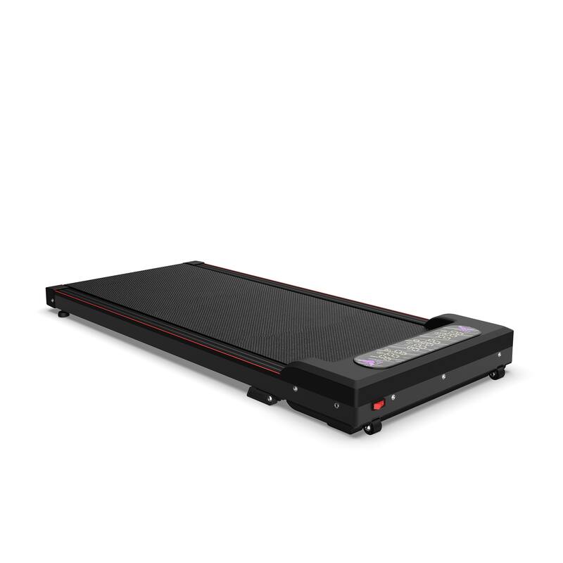 Foldable Treadmill with Handle Bar Incline, 2 in 1 Upgrade Portable Under Desk Walking Pad and Vibration Pad with Remote Control