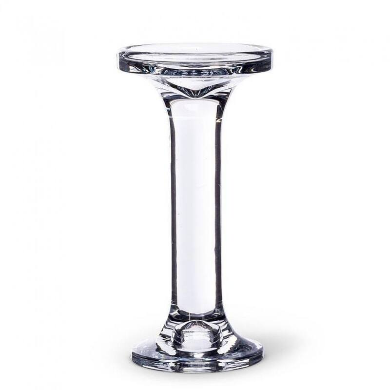 Simple Pillar/Taper Candle Holder - Clear