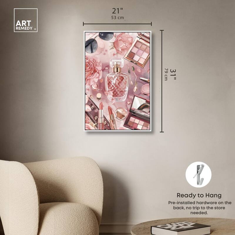 Glam Sparkle Lay Out II Canvas by Art Remedy
