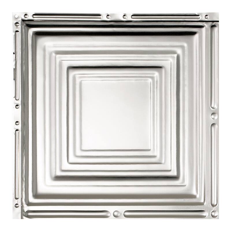 Great Lakes Tin Syracuse Lay-in Ceiling Tile - Clear - Sample