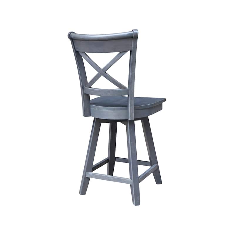 Charlotte Counter Height Stool with 24 in. H Swivel Seat