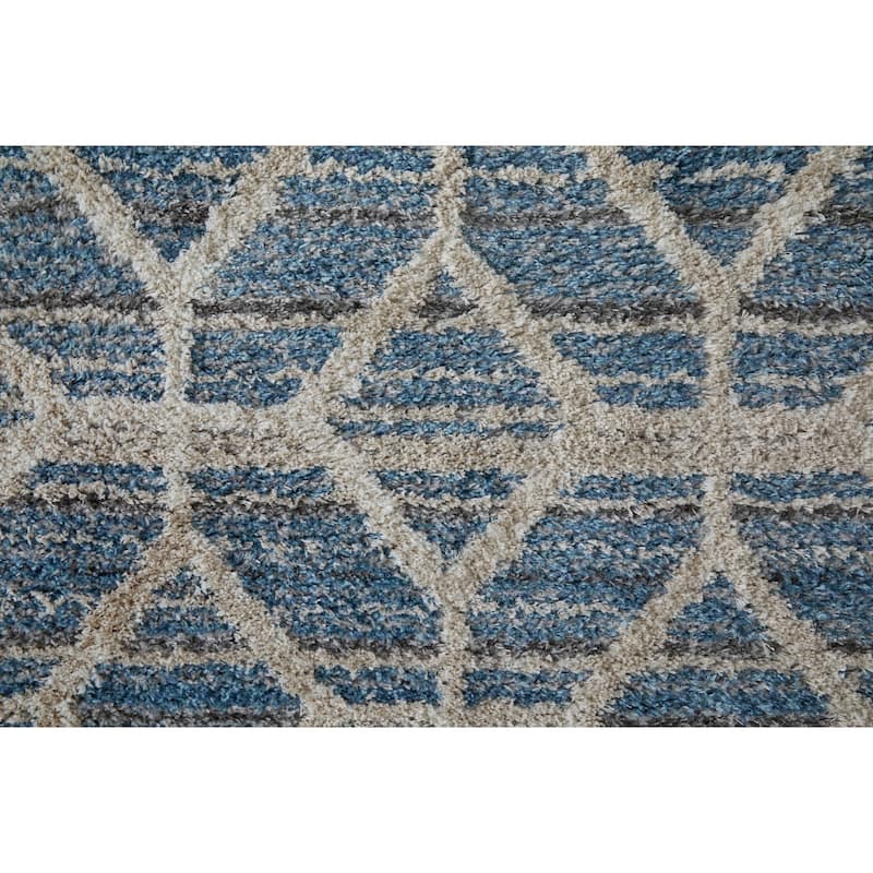 Grand Bazaar Caide Machine Made Diamond Transitional Area Rug