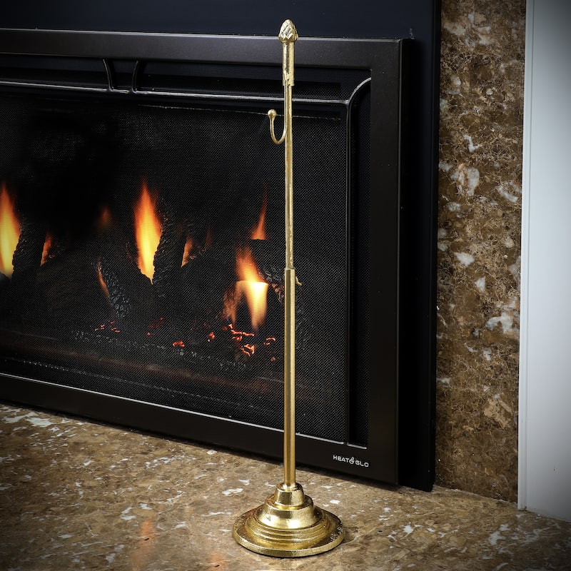 18-28" Metal Wreath Stand - Gold - 28