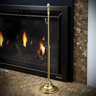 18-28" Metal Wreath Stand - Gold - 28