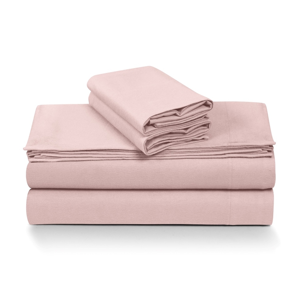 Micro Flannel 4-Piece Fun In The Snow Geometric Queen Sheet Set MFNSSQNFIS - The