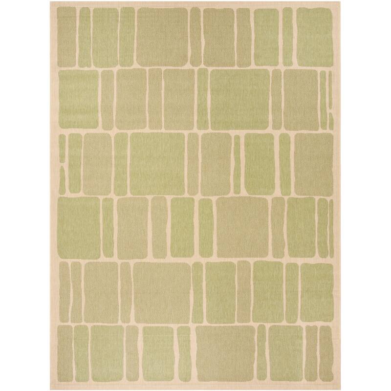 Martha Stewart by SAFAVIEH Blocks Indoor/ Outdoor Waterproof Rug