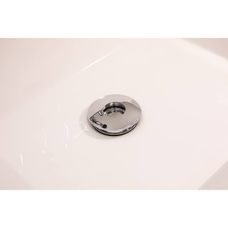 Keeney Push Button Bathroom Sink Drain without Overflow - N/A