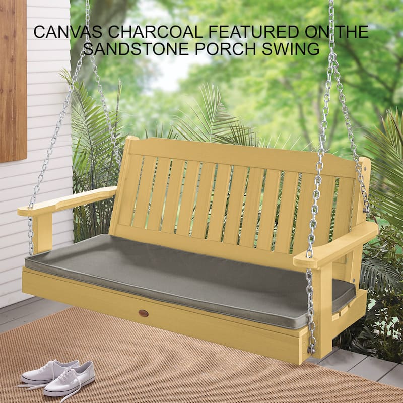 Highwood Sunbrella Corded Outdoor Porch Swing Cushion - 47 in w x 18 in d