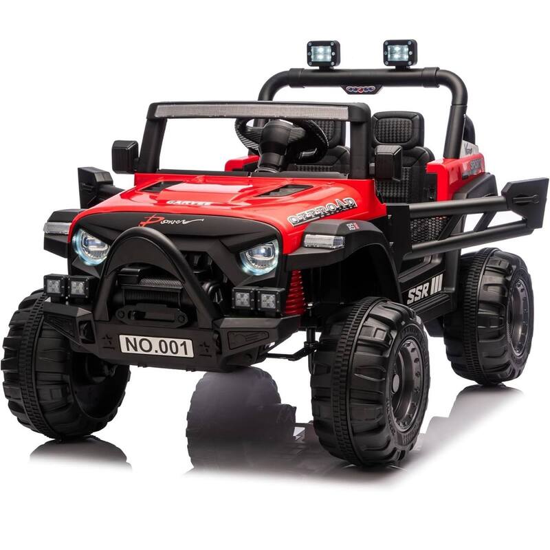 12V Electric Ride On Car Toy for Kids Toddlers Age 3-8 Best Gift - Red