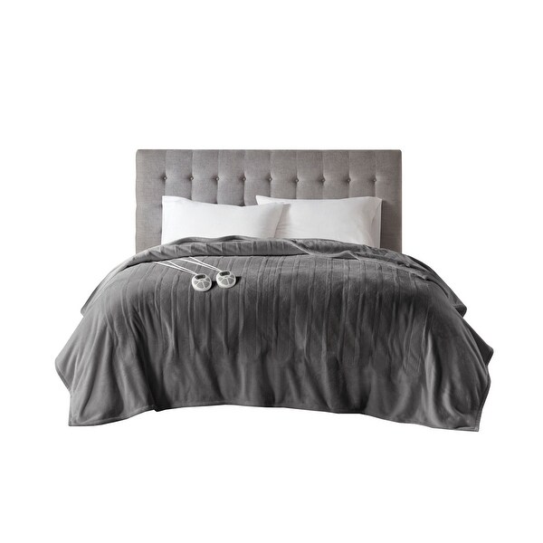 Plush Heated Blanket by Serta - On Sale - Bed Bath & Beyond - 32875207