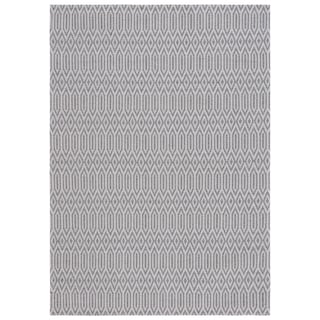 Martha Stewart by SAFAVIEH Annelene Cotton Rug - Anthracite/Light Grey - 5' x 7'