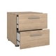 preview thumbnail 53 of 78, Porch & Den Angus Foiled 2-drawer Nightstand