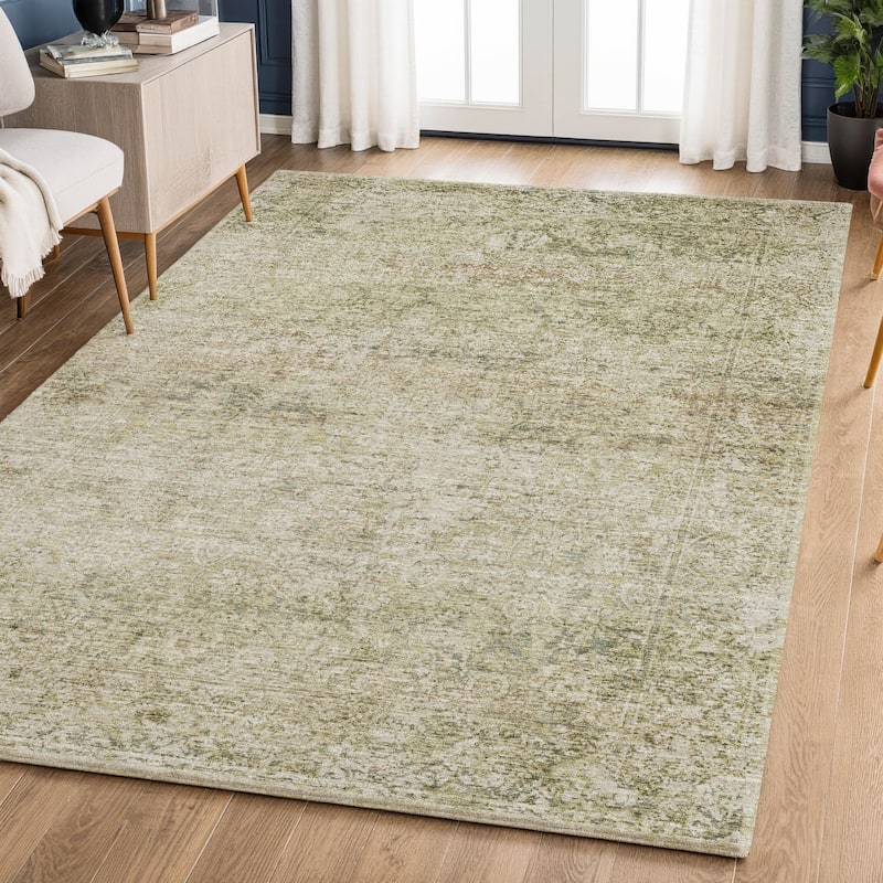 Premium Washable Super Soft Vintage Traditional Mayfield Rug