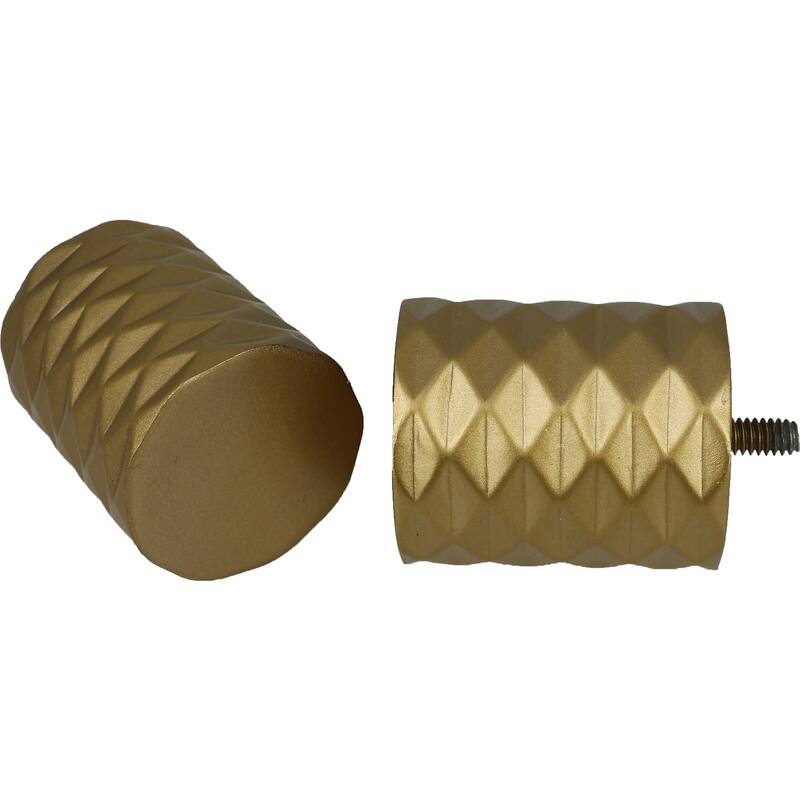 Meriville 1-Inch Diameter Single Window Curtain Rod, Gerani Finial