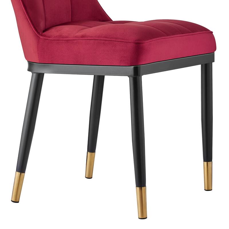 Modern Velvet Upholstered Dining Chairs, Set of 2/4 - 35.8"H x 18.9"W x 23.2"D