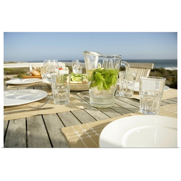 "Place settings on table" Poster Print