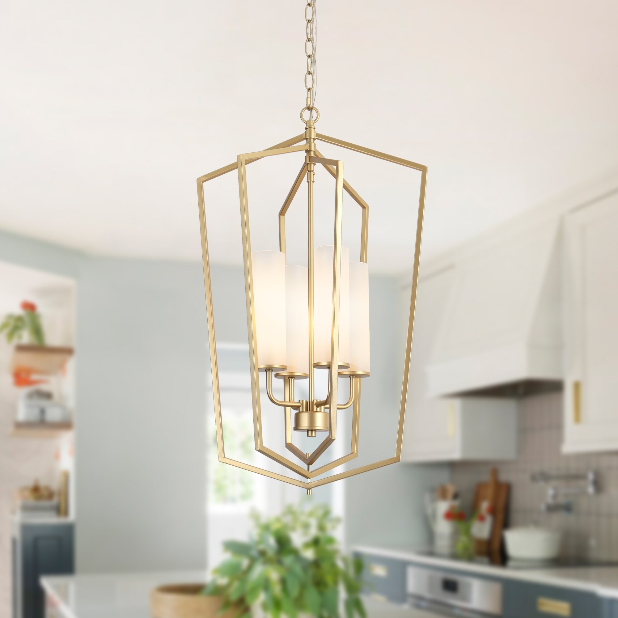 Lantern geometric pendant best sale