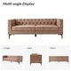 preview thumbnail 55 of 58, HULALA HOME Calymne 84" Modern Square Arms Sofa with Button-Tufted Back