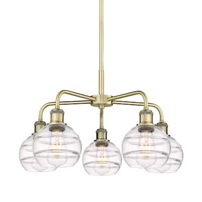 Innovations Lighting 516-5CR-14-24 Rochester Chandelier Rochester 5
