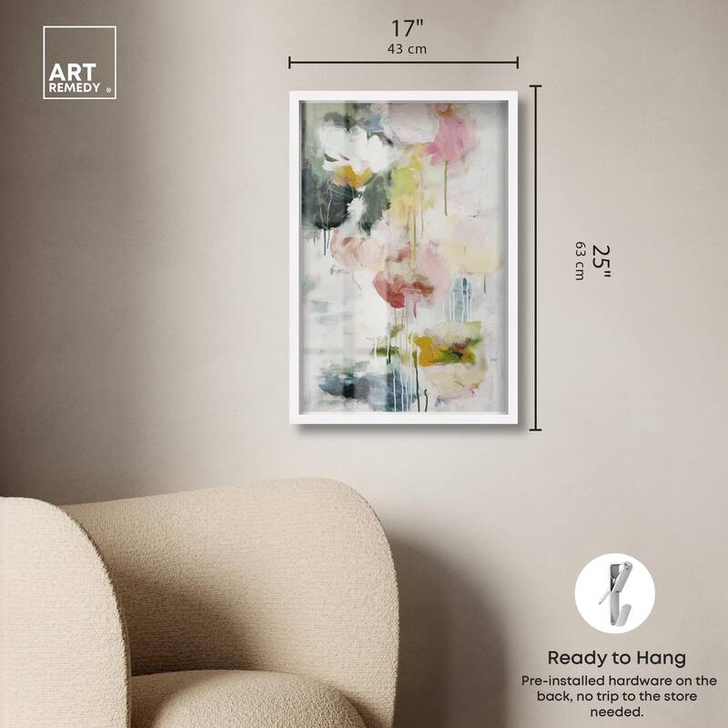 Dripping Colors III Shadowbox by Art Remedy