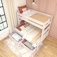 preview thumbnail 6 of 24, Max & Lily Farmhouse Twin over Full Bunk Bed with Storage Drawers
