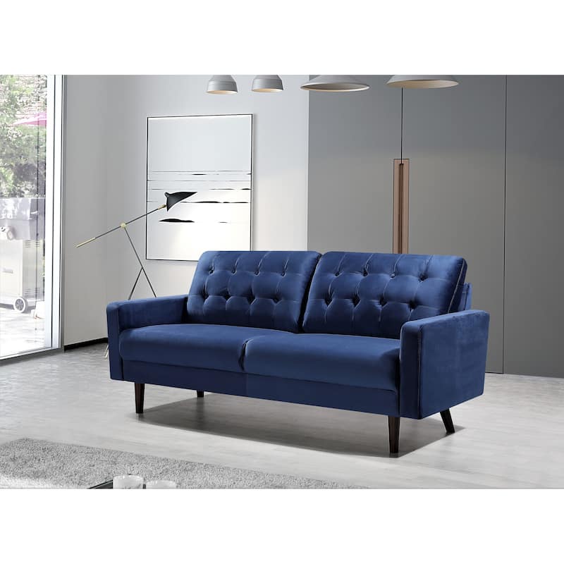 Carson Carrington Ingalund Velvet Tufted Sofa