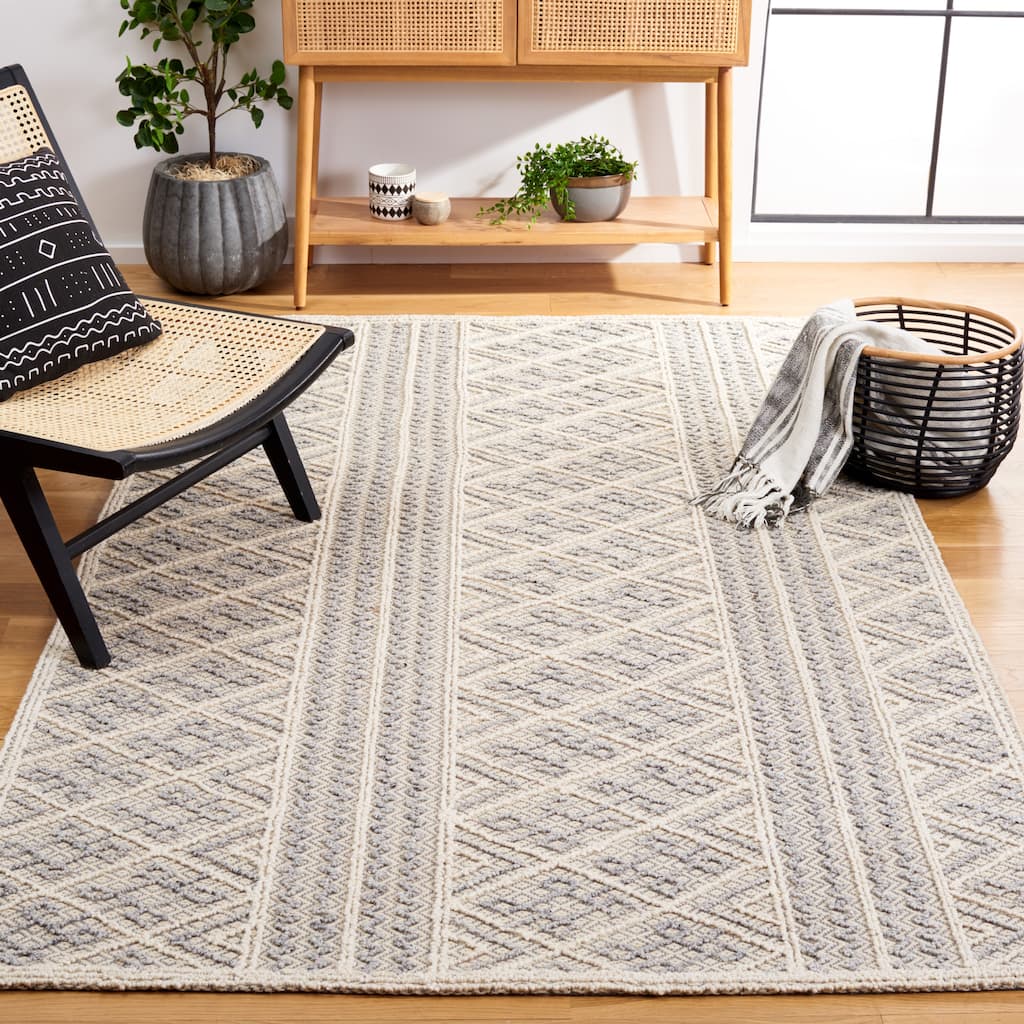 SAFAVIEH Handmade Trace Chiquita Wool/ Viscose Rug