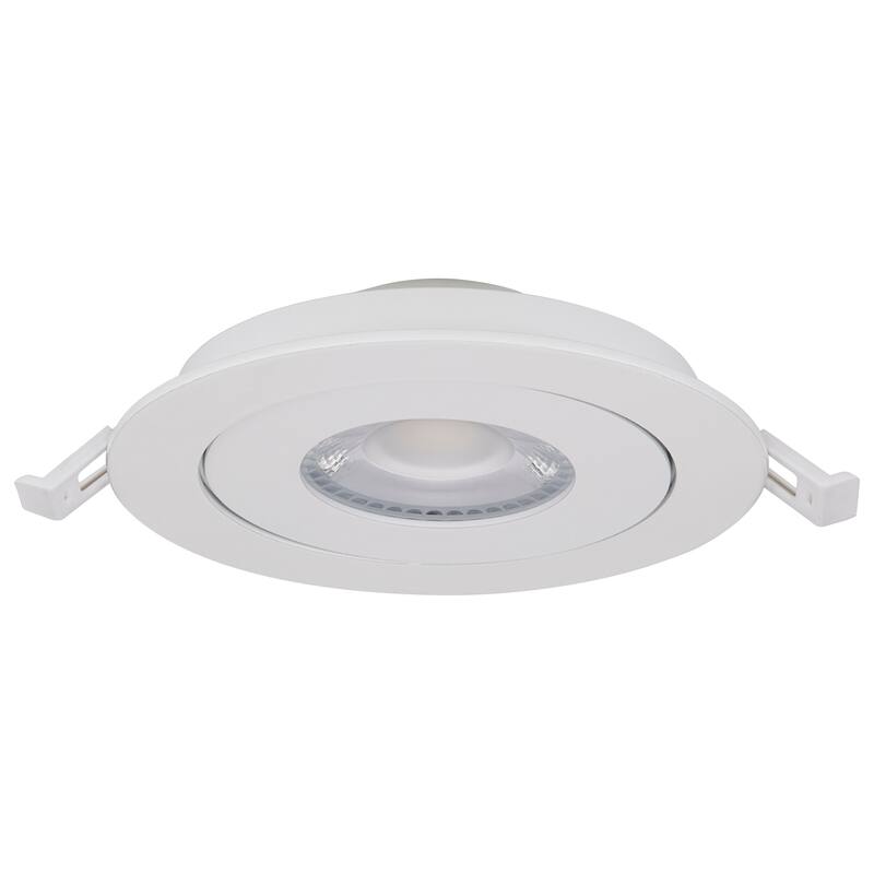 Starfish 9W LED Gimbal Downlight 4 Inch 2700K-5000K RGB Tunable White Remote Driver White