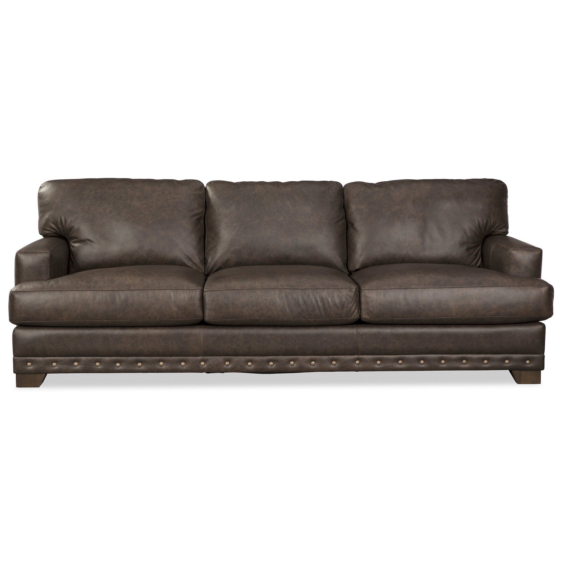 Gilcrest Genuine Leather Sofa Overstock 30964962