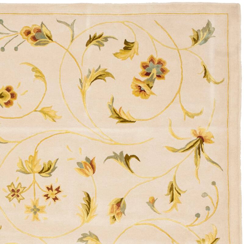 SAFAVIEH Handmade French Tapis Dyan Shabby Chic Oriental Wool Rug