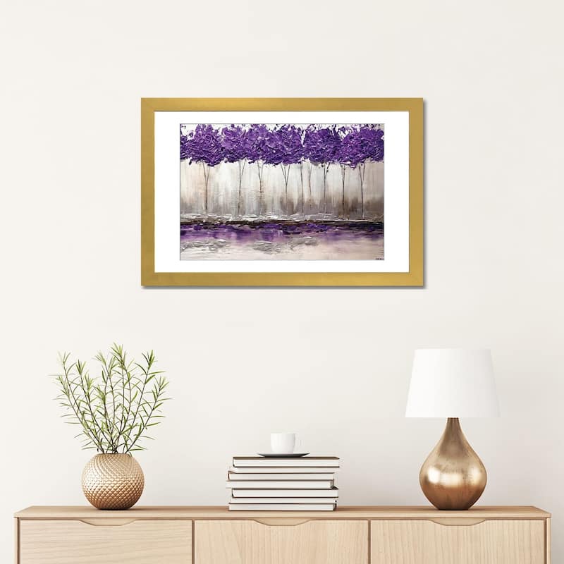 iCanvas "Purple Summer" by Osnat Tzadok