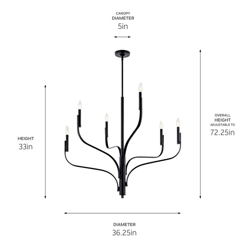Kichler Lighting Livadia Candle Chandelier