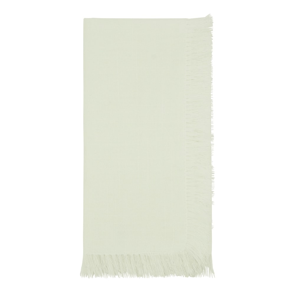 Fringe Design Table Napkins (Set of 4)