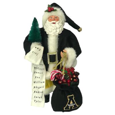 12 inch Appalchian State Santa - black