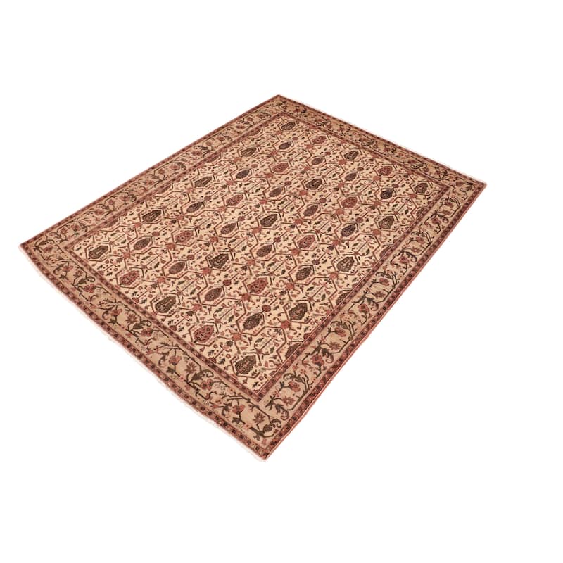 Vintage Herati Bidjar Hand Knotted Wool Rug
