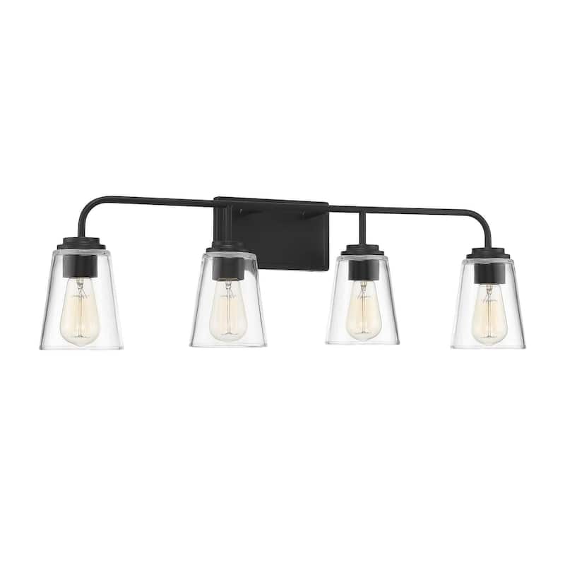 Meridian M80045 4 Light 32" Wide Bathroom Vanity Light with Tapered