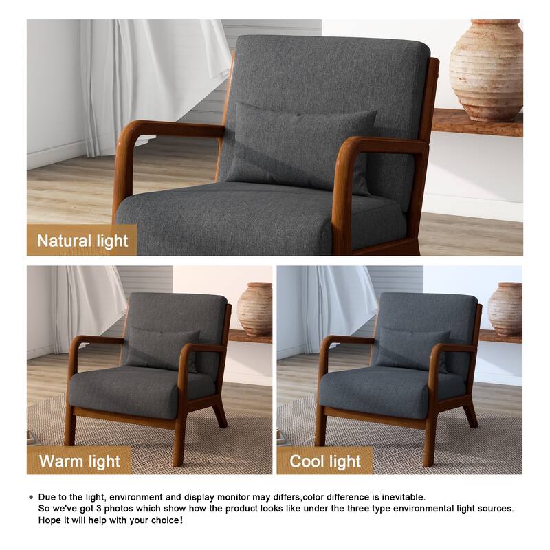 Modern Upholstered Accent Chairs for Living Room