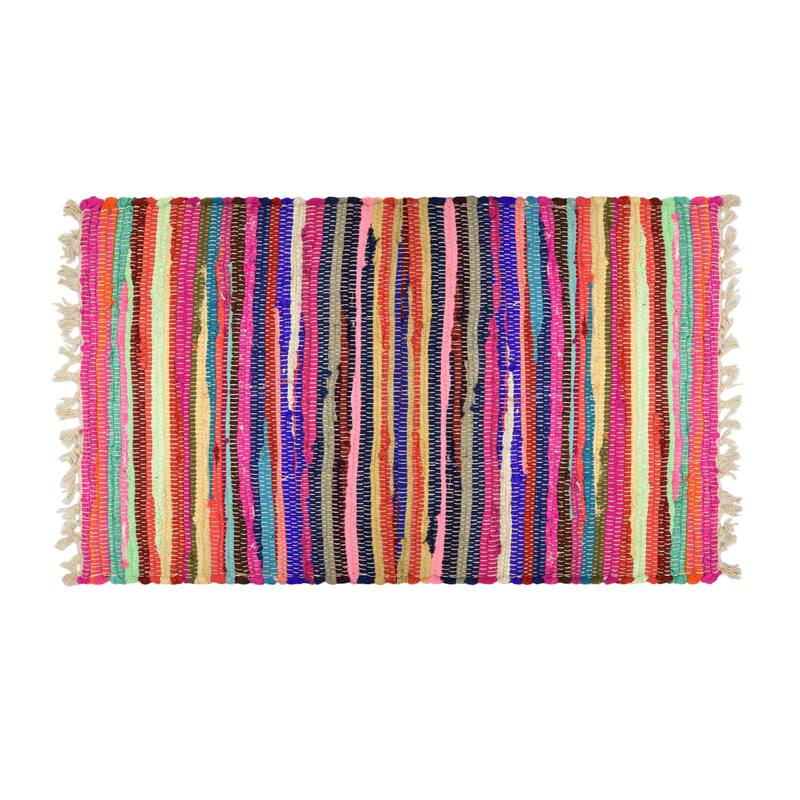 Fabstyles Spectrum Cotton Handmade Area Rag Rug