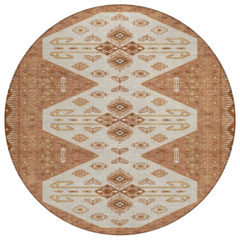 Machine Washable Indoor/ Outdoor Global Hiawatha Chantille Rug