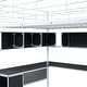 preview thumbnail 22 of 26, Minimalist Style Full Size Metal Loft Kids Bed with Bookcase,Desk,Ladder,Guardrail and Cabinet
