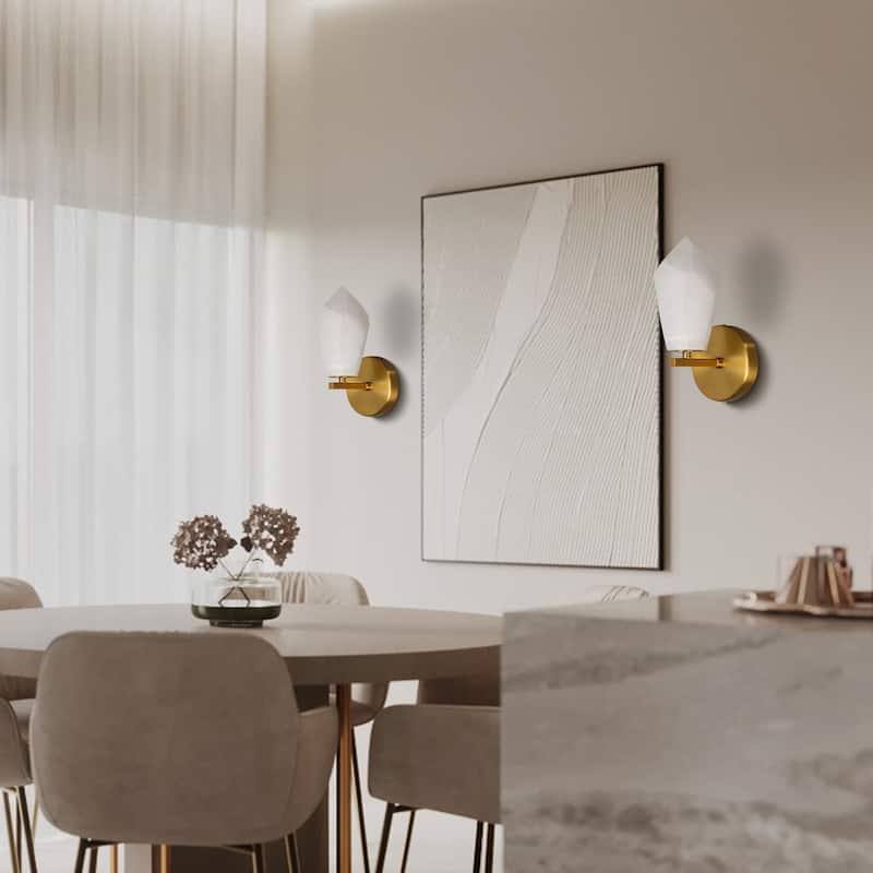 KAYLA Alabaster Chandelier/Sconce Kitchen Island Brass Hanging Lamp Mid Century Nordic Modern Chandelier