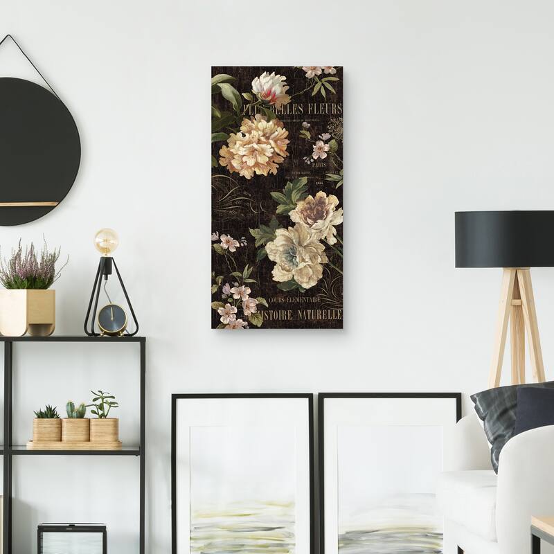 Fleurs Antique II Canvas Art Print