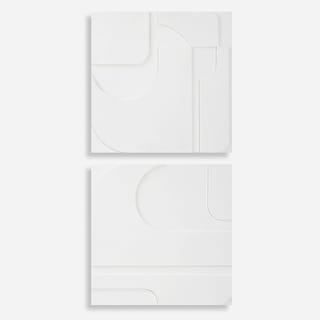 Uttermost 04373 Contours 24" x 24" Wall Abstract Decorative Panels -
