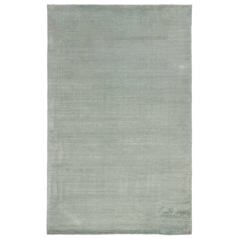 Phase Handmade Solid Color Textured Wool/ Viscose Area Rug