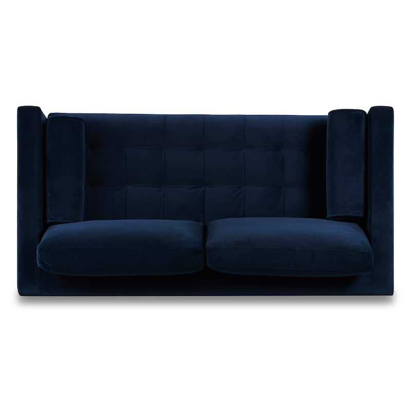 Poly & Bark Napa 72" Velvet Fabric Apartment Sofa