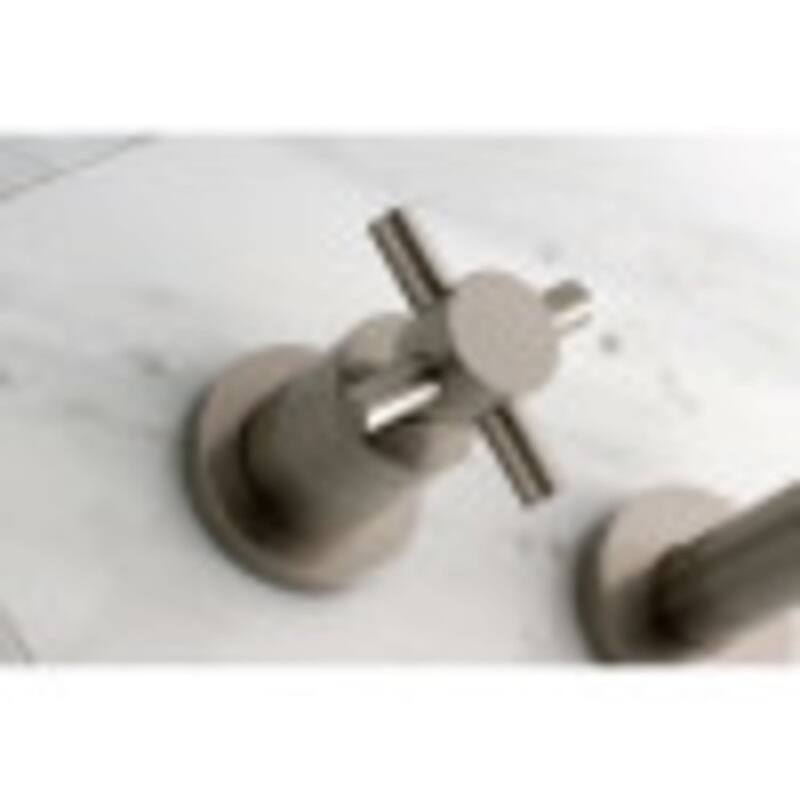 Kingston Brass Concord Wall Mounted Roman Tub Filler with Cross