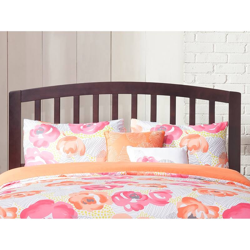 Richmond Full Low Profile Wood Platform Bed with Matching Footboard in