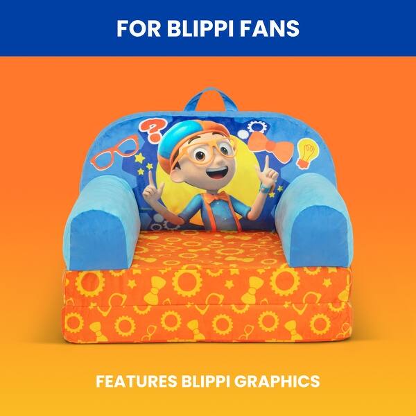 slide 2 of 5, Blippi Cozee Buddy Flip-Out Chair
