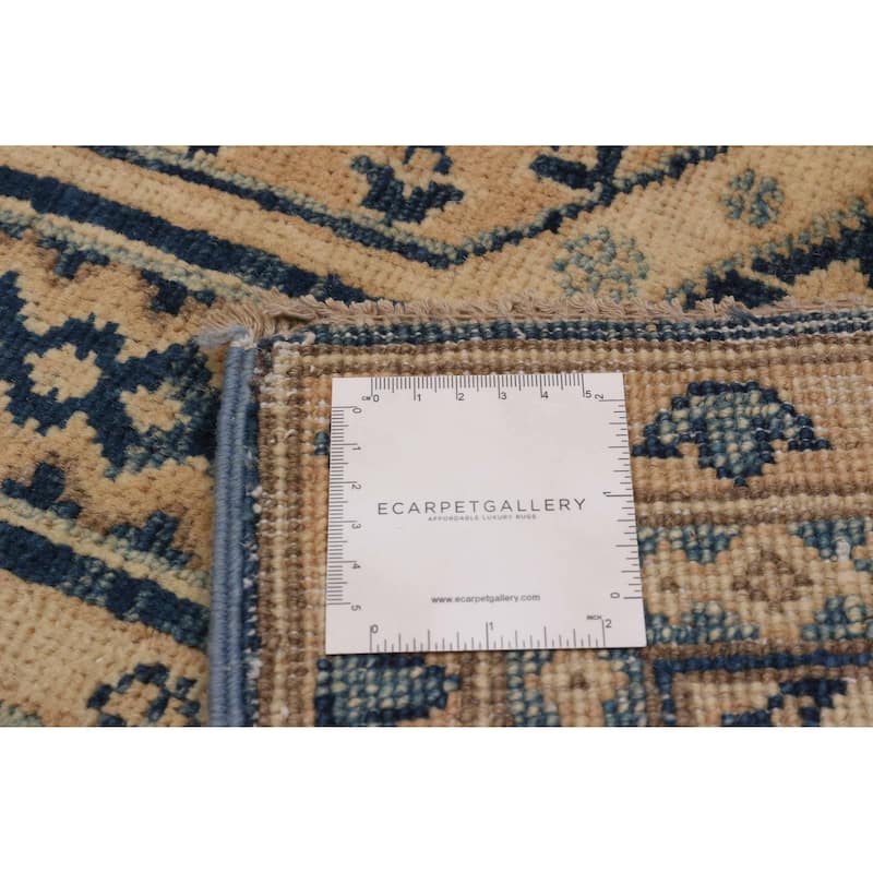 ECARPETGALLERY Hand-knotted Finest Ghazni Tan Wool Rug - 6'0 x 8'7